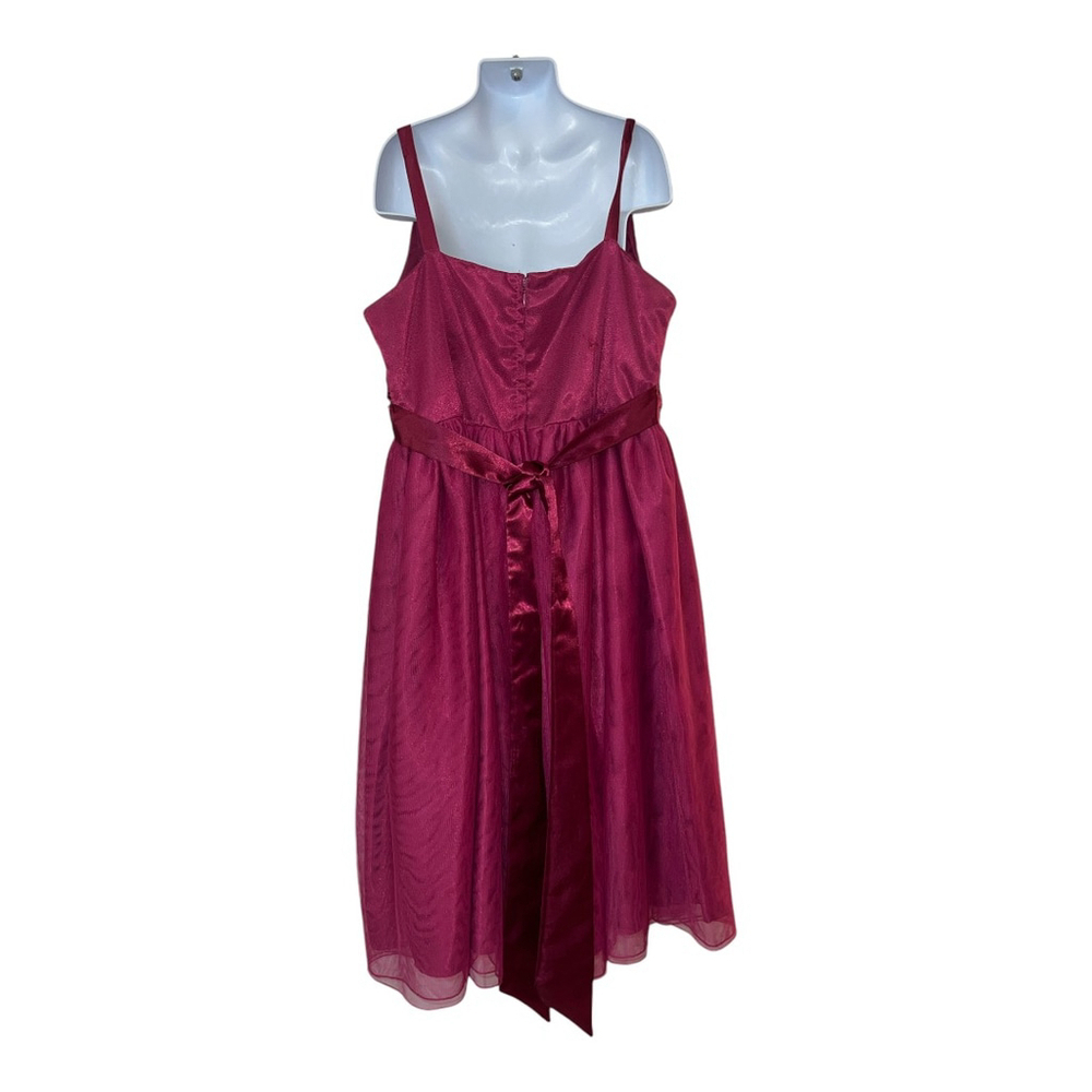 Princess Faith Girls' Burgundy Size 16 - Picture 3 of 4